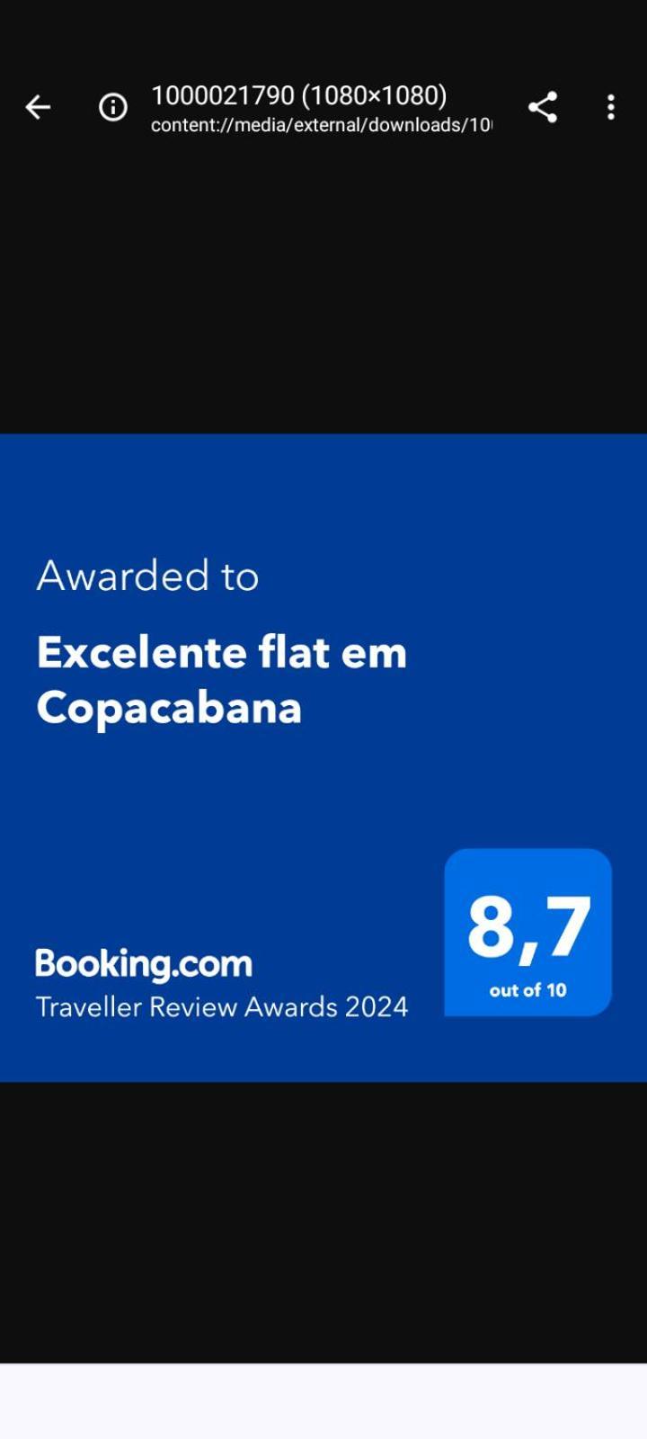 Excelente Flat Em Copacabana Rio de Janeiro Exteriör bild